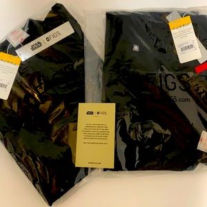 FIGS Dark Side Black Jedi Scrubs